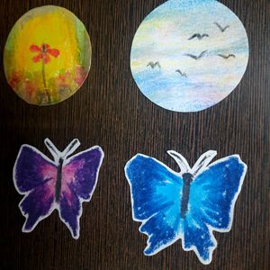 8 Stickers Set With Freebie