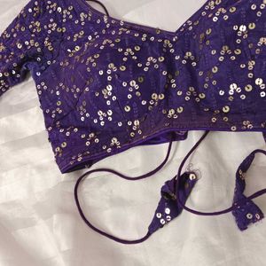 Purple Lehengacholi