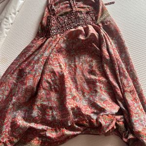 Printed Hand loom Dress