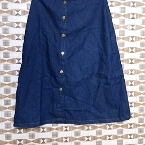 Designer Denim Skirt