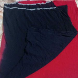 DUAL SHADES BLACK & RED DUPATTA