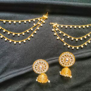 Earrings With Kaan chain