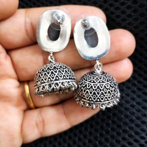 Oxidised German Silver Earrings - Unused - Combo 3