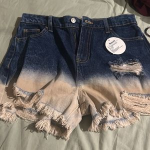 Brand New Denim Shorts With Tag