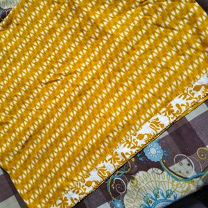 MUSTARD PRINTED KURTA🔅