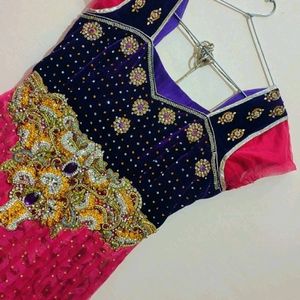 Rose Suit & Dupatta Without Bottom 30 Bust