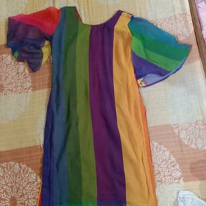 Multi Colour Suit For Girls