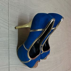 Blue High Heels - 36 Size