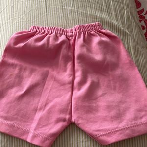 Shorts And T Shirt Set For Girls