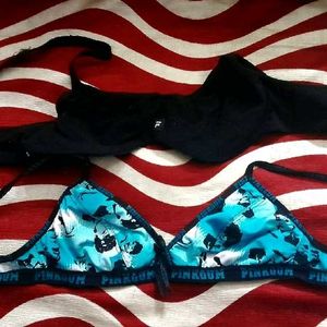 (Combo Of 4)2Padded And 2 Non Paded Bra