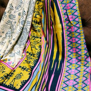 Warli Print Saree