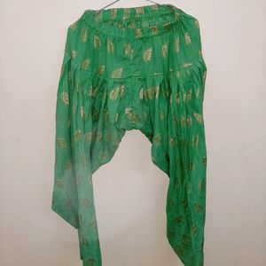 Light Green Colour Suit Salwar With Dupatta