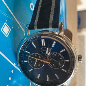 Blue Strap Mini cooper watch