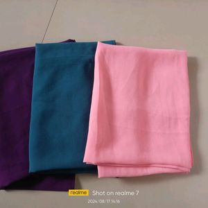 Ciffon Hijabs Combo Set Of 3