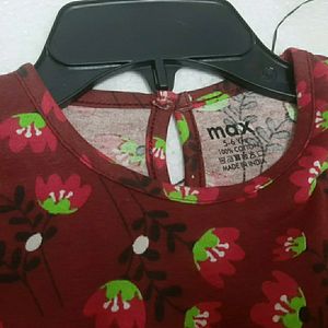 5 To 6 Yrs Cotton  Frock