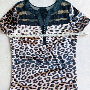 Imported Beautiful Leopard Print Top