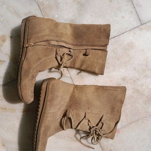 Suede Leather Boots