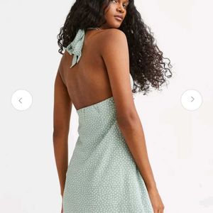 H&M Halterneck crepe dress