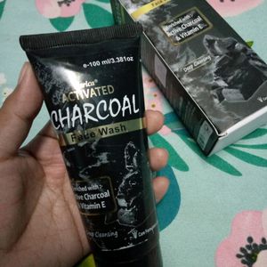 Charcoal Face Wash + One Freebies