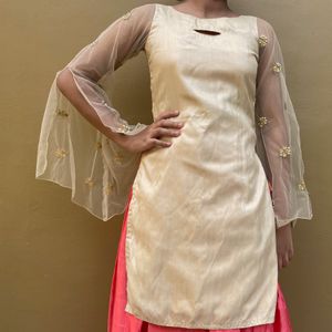 Handstitched Short Kurthi