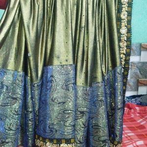 Fabric Sarees With Digean 5m