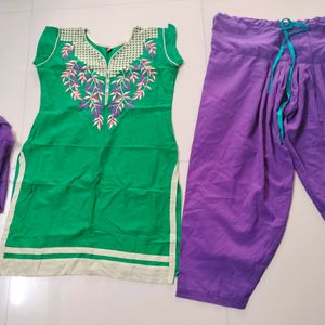 Kurta Set With Pant And Duppatta