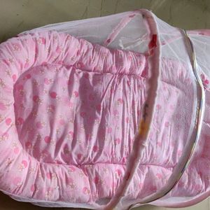 Baby Bedding Soft Sponge With Mosquito Net