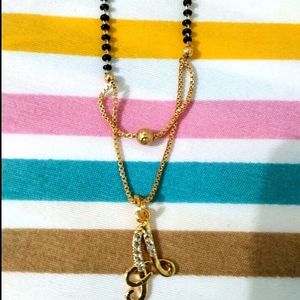 A name Pendant Mangalsutra