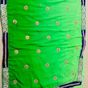 Velvet Border Saree