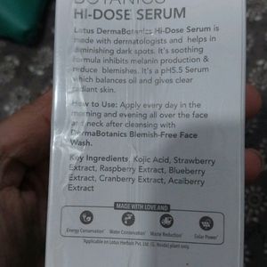 Lotus Derma Botanivs Hi Dose Serum