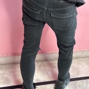 black korean denim boy jeans