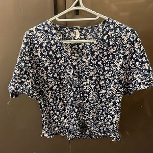 Navy Blue Top For Women Or Girls