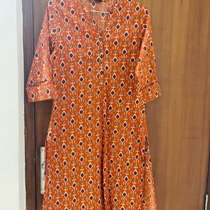 New Condition Orange Kurta