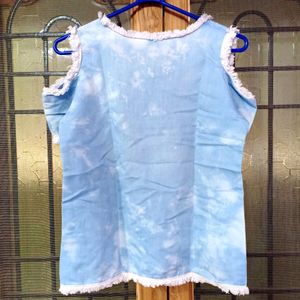 Denim Top (Size: M)