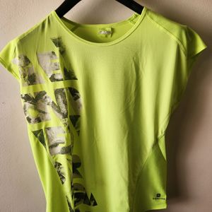 Neon Yellow Decathlon Tee