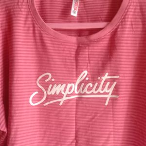 Pink Simplicity Tshirt