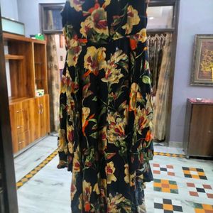 Multi Colour Cotton Designer Dress