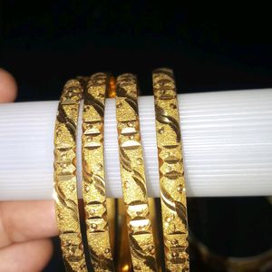 Gold Covered Bangles