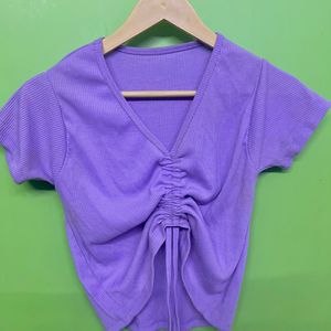 Lavender Crop Top