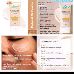 Spf50 detan Sunscreen 50ml