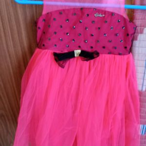 Barbie Branded Girl Frock