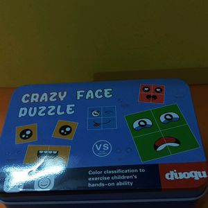 Crazy Face Puzzle Game For Kids