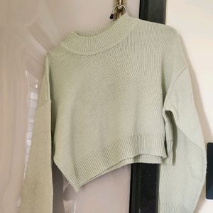 Light Green Woolen Top