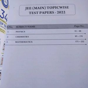 Allen JEE Main 2022 Complete Test Paper Set