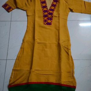 Yellow Kurti