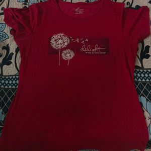 Pink Color Women T Shirt Best Condition