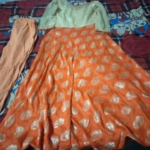 Anarkali Kurti With Lagging