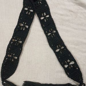 Crochet Tie Up Belt