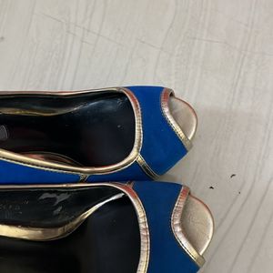 Blue High Heels - 36 Size Fixed Price