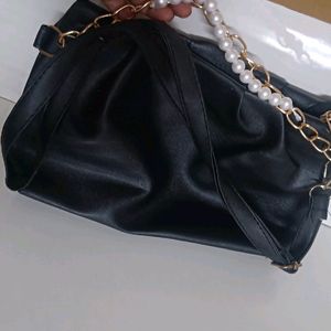 Black Fancy Sling Bag